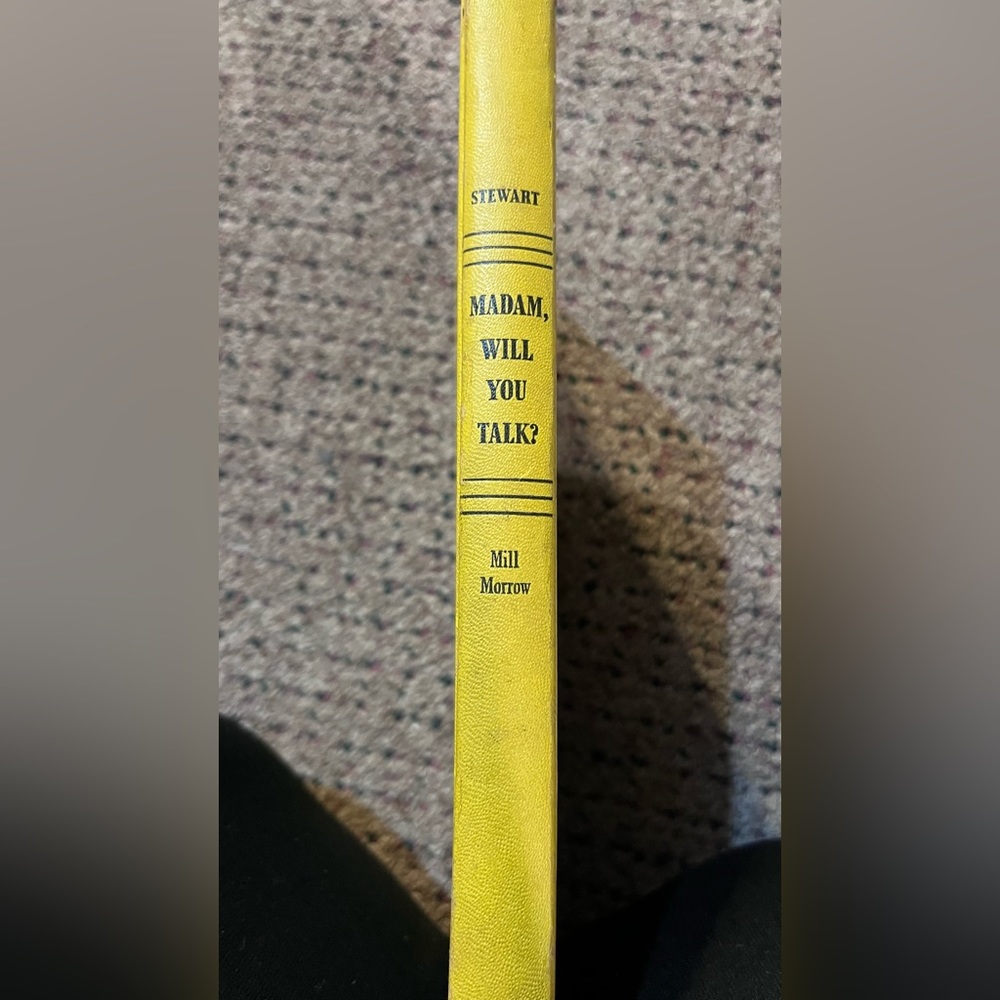 Madam, Will you Talk? Book, Mary Stewart